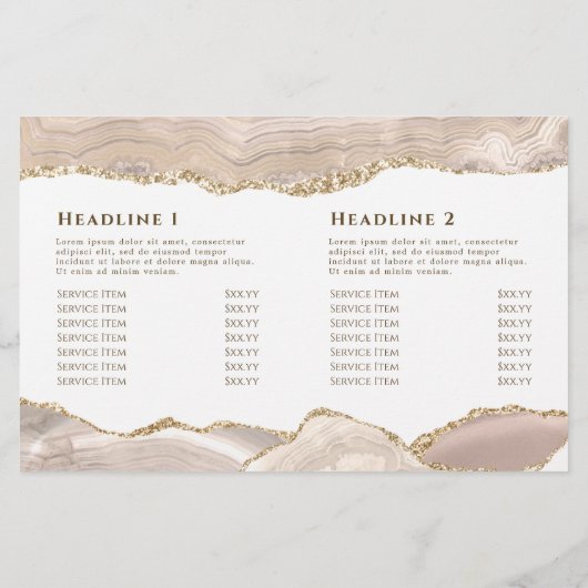 Tweevoudige brochure voor ivoren goudmakerij (Achterkant)