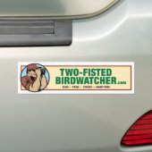 Tweevoudige Bumpersticker (Op auto)