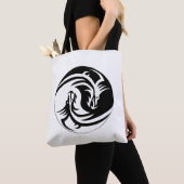 Tweevoudige Draken Tote Bag (Dichtbij)