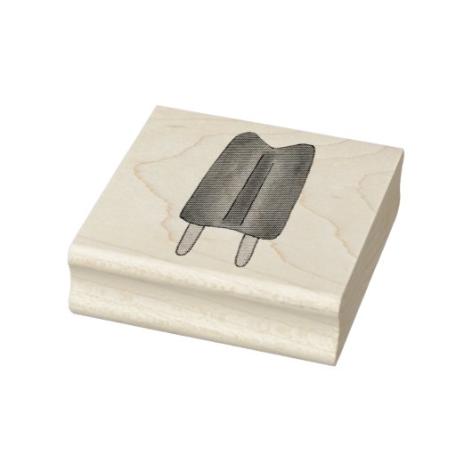 Tweevoudige Pop Popsicles, bevroren Ice Lolly Trea Rubberstempel (Stempel)