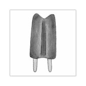 Tweevoudige Pop Popsicles, bevroren Ice Lolly Trea Rubberstempel (Afrduk)