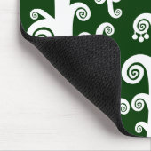 Tweevoudige sterren - Donkergroen Muismat (Hoek)