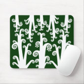 Tweevoudige sterren - Donkergroen Muismat (Met muis)