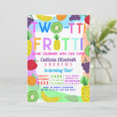 Tweevoudige vruchtendraf kleurig gekleurd fruit 2e kaart (Staand voorkant)