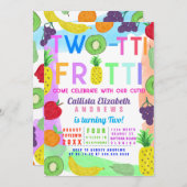 Tweevoudige vruchtendraf kleurig gekleurd fruit 2e kaart (Voorkant / Achterkant)