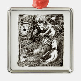 TweeWerelden Metalen Ornament