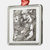 TweeWerelden Metalen Ornament (Links)