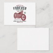 tweewielige motorfiets visitekaartje (Voorkant / Achterkant)