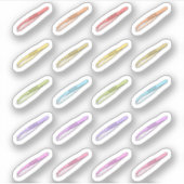 Tweezers Eyebrows Beauty Salon Reminder Planner Sticker (Voorkant)