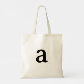 Tweezijdig aanpassen Initiaal Tote Bag (Achterkant)