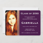 Tweezijdig Afstuderen - Fotouitnodiging Kaart (Voorkant)