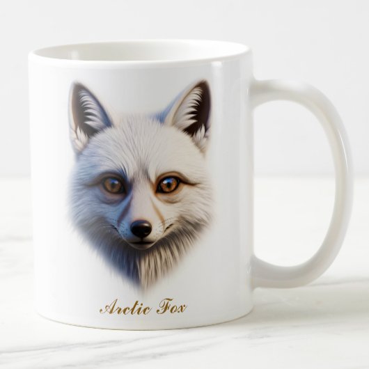 Tweezijdig Arctic Fox Coffee Mok ontwerp