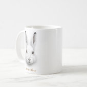 Tweezijdig Arctic Hare Coffee Mok ontwerp (Voorkant links)