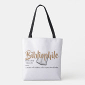 Tweezijdig bibliofiel tas (Achterkant)