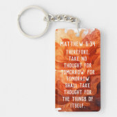 Tweezijdig Christelijk geïnspireerd kunstzinnig Si Sleutelhanger (Voorkant)