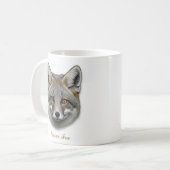 Tweezijdig Corsac Fox Coffee Mok ontwerp (Voorkant links)
