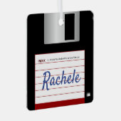 Tweezijdig diskettestation met Command Prompt Gree Metalen Ornament (Voorkant Rechts)