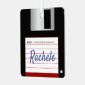 Tweezijdig diskettestation met Command Prompt Gree Metalen Ornament (Voorkant links)