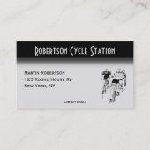 Tweezijdig fietsen met Visitekaartje van uren (Voorkant)