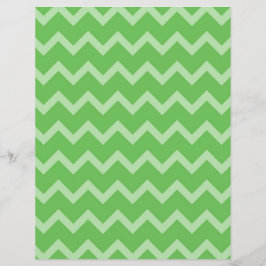 Tweezijdig groenbladige Chevron Scrapbook Paper