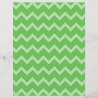 Tweezijdig groenbladige Chevron Scrapbook Paper