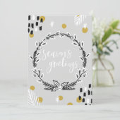 Tweezijdig  Kaart voor Kerstmis met foto's (Staand voorkant)