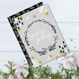 Tweezijdig Kaart voor Kerstmis met foto's