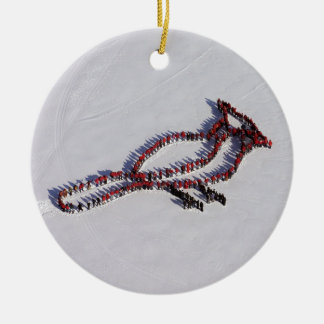 Tweezijdig kantelvormig kantelvormig keramisch ornament