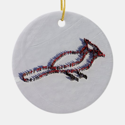 Tweezijdig kantelvormig kantelvormig keramisch ornament (Voorkant)