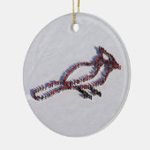 Tweezijdig kantelvormig kantelvormig keramisch ornament (Links)