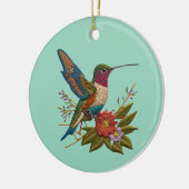 Tweezijdig kolibrie ornament (Links)