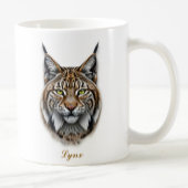 Tweezijdig Lynx koffie Mok ontwerp