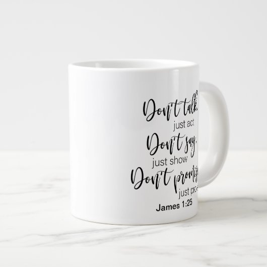 Tweezijdig - mok gigantische koffiemok (Voorkant rechts)