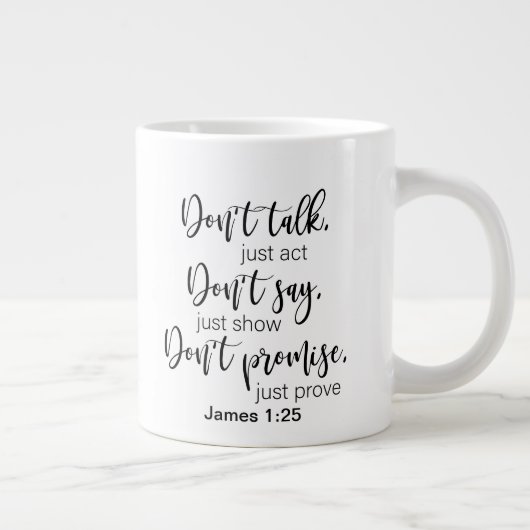 Tweezijdig - mok gigantische koffiemok (Rechts)