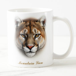 Tweezijdig Mountain Lion Coffee Mok ontwerp