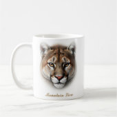 Tweezijdig Mountain Lion Coffee Mok ontwerp (Links)