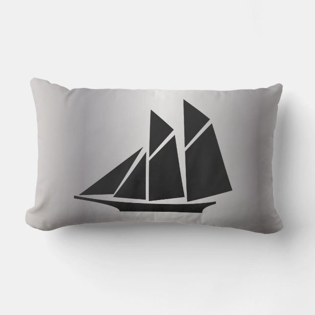 tweezijdig nautisch SAILBOAT | Buitenkussen (Voorkant)