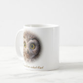 Tweezijdig Northern Saw-Whet Owl Coffee Mok ontwer (Voorkant links)