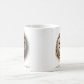 Tweezijdig Northern Saw-Whet Owl Coffee Mok ontwer (Center)