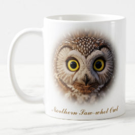 Tweezijdig Northern Saw-Whet Owl Coffee Mok ontwer