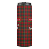 Tweezijdig ontwerp opbeurende bijbel vers Christel Thermosbeker (Achterkant)