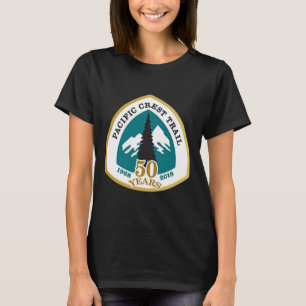 Tweezijdig Pacific Crest Trail 50 Jaar T-shirt