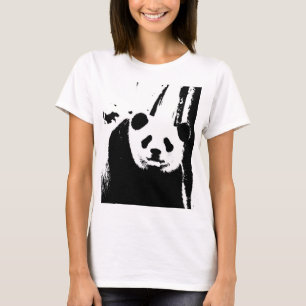 Tweezijdig Panda-Beer Modern Elegant Women's T-shirt