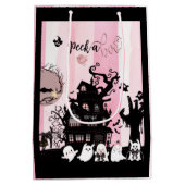 Tweezijdig "Peek a Boo" Baby shower Medium Cadeauzakje (Achterkant)