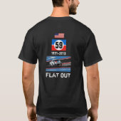 TWEEZIJDIG RACEOVERHEMD T-SHIRT (Achterkant)