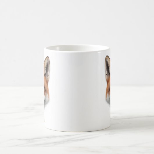 Tweezijdig Red Fox Coffee Mok ontwerp (Center)