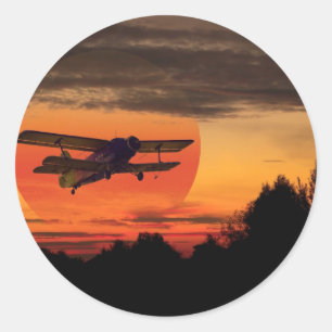 tweezijdig ronde sticker