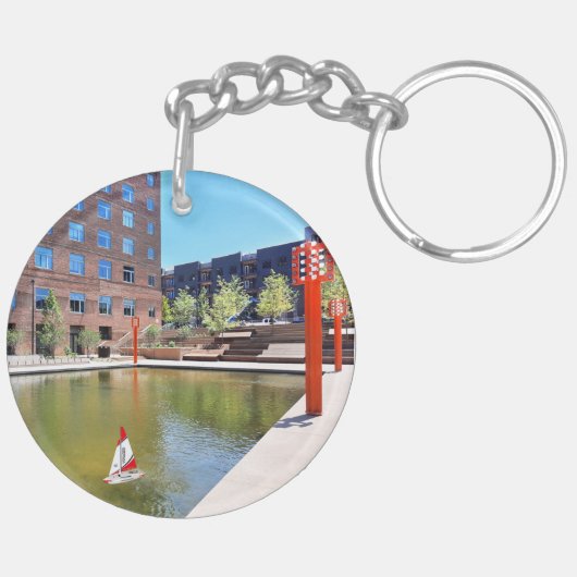 tweezijdig Sleutelhanger (Achterkant Links)