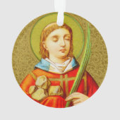 Tweezijdig steven (PL 08a) Cirkel acryl Ornament (achterkant)