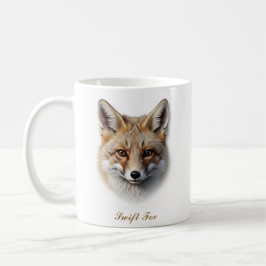 Tweezijdig Swift Fox Coffee Mok ontwerp (Links)